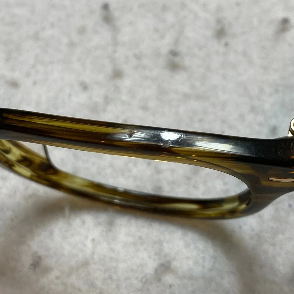 Jimmy Fairly P46LS Tortoise Shell Round Acetate Glasses Frames 49-23-147